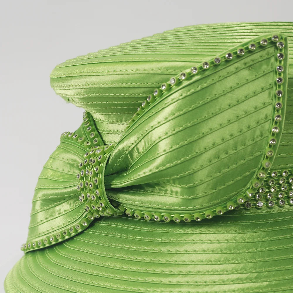 mint green church hat