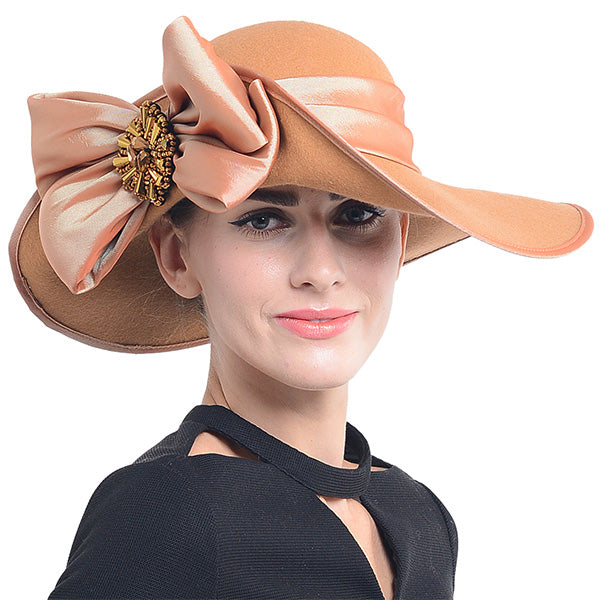 large felt church hat