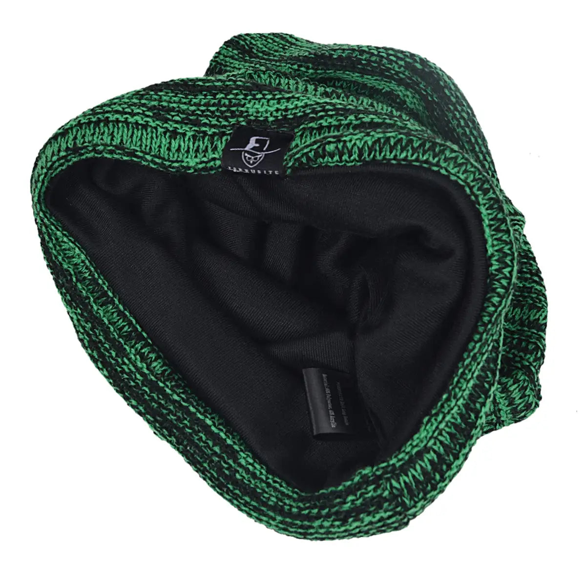 Lightweight baggy beanie cap inner view, breathable lining for summer and winter wear