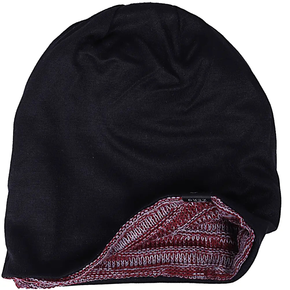 Lightweight slouch beanie hat with soft inner lining, breathable long beanie suitable for summer and winter