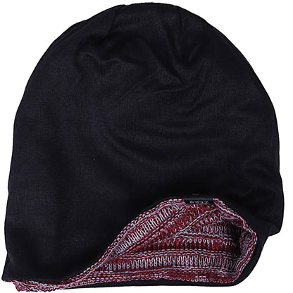 Lightweight slouch beanie hat with soft inner lining, breathable long beanie suitable for summer and winter