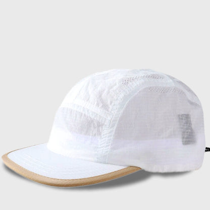 Versatile lightweight sport cap with a short brim, perfect for running, cycling, and outdoor activities