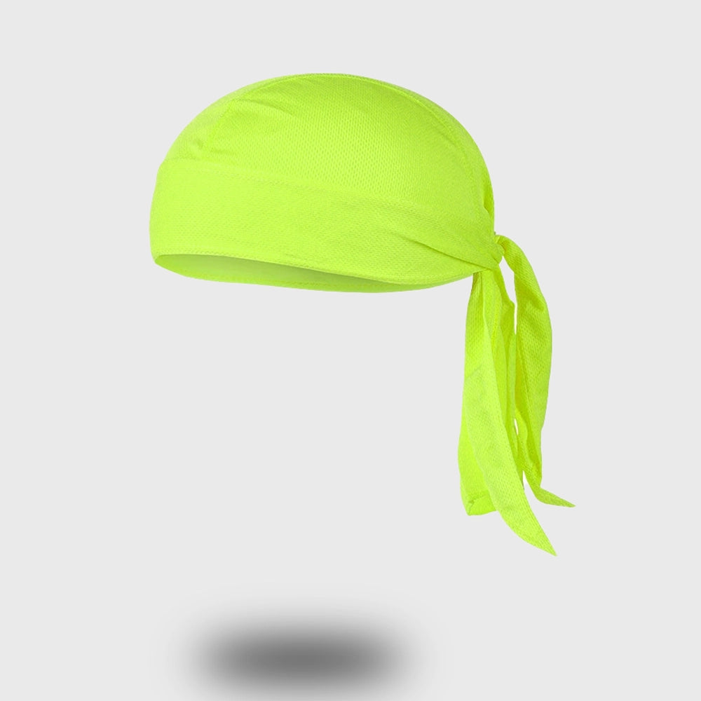 Men's athletic headband in green, breathable and comfortable for sports