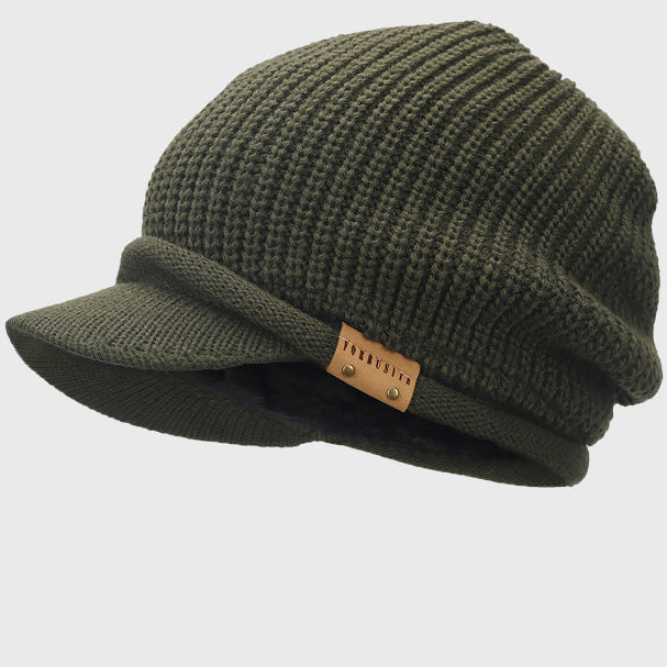 mens beanie with visor 