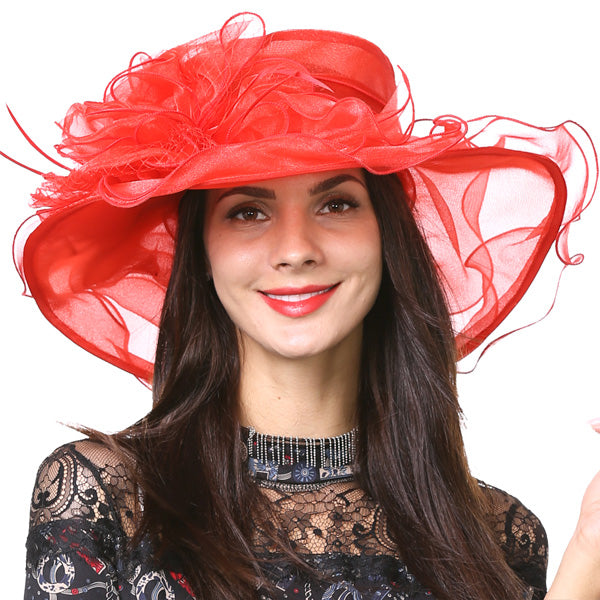 red hats for kentucky derby women