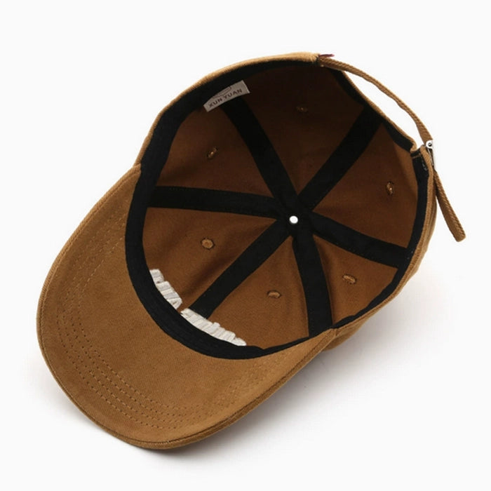 tan 'COLORADO' baseball cap, ideal for casual outdoor activities and street-style fashion.