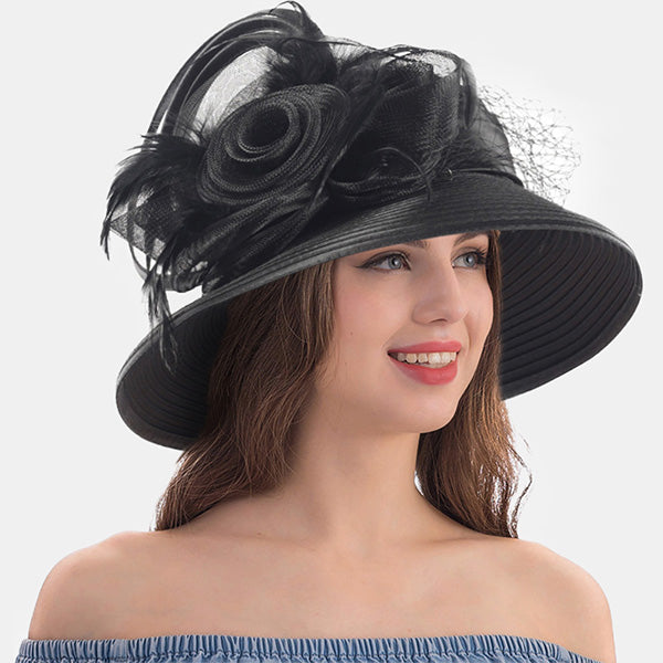 FORBUSITE women black Hat church