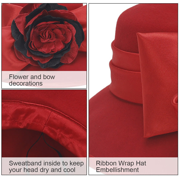 wool felt hat women's 