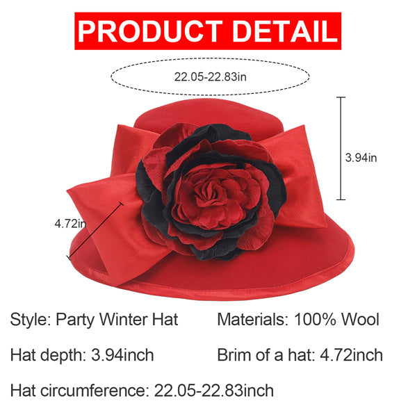 wool felt hats for women 