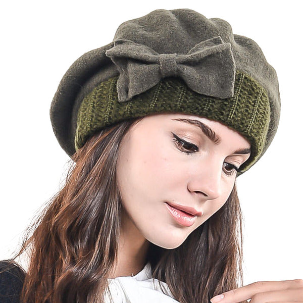 forbusite Wool Beret Winter Hat for Winter