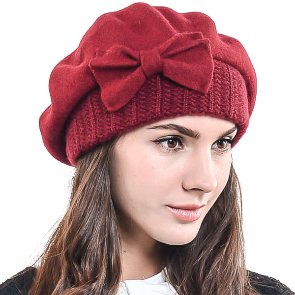 forbusite Women Wool Beret hat