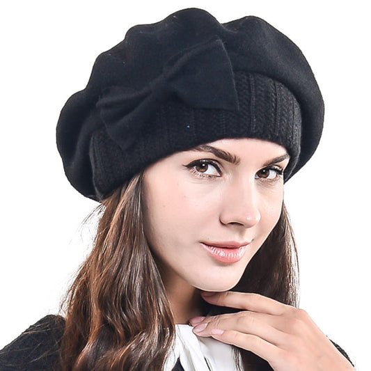 forbusite Women Wool Beret Winter Hat