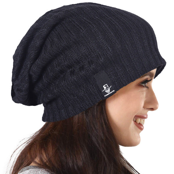 FORBUSITE Knit Slouchy Beanie Hat 