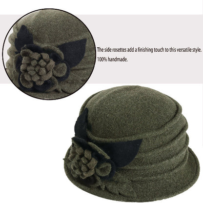 forbusite womens wool winter hat green 