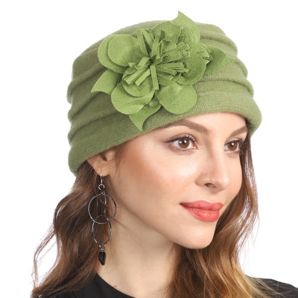 forbusite Women Winter hat Warm green