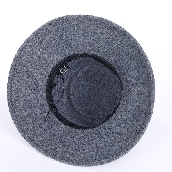 forbusite Winter Wool Felt Church Hats for women